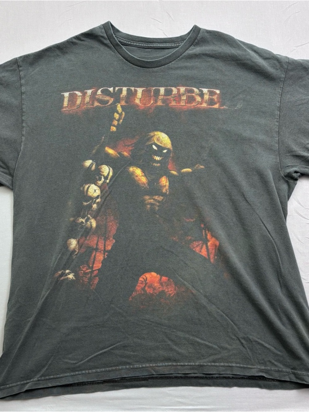 Disturbed Black Graphic The Guy Men's T-Shirt L / XL Short Sleeve Crew Neck